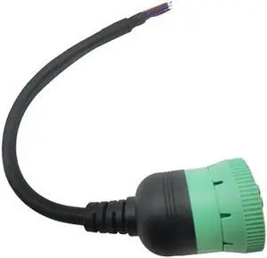 J1939 Type 2 Splitter Y Cable 1 Male to 2 Female 9-Pin Connector 0.3m Heavy Card Detection Line(J1939  CABLE  1PCS)