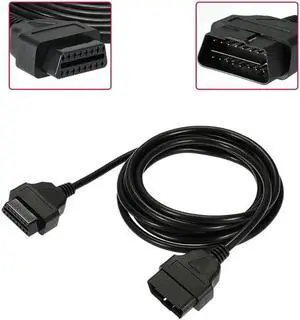 OBDII 16-Pin Extension Cable Connector OBD2 male to female extension line(OBDM TO F  1PCS)