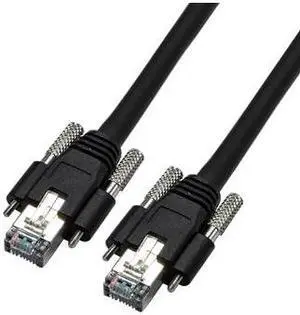 Industrial camera CCD gigabit network cable High flexible drag chain shield with screw fixed dynamic network cable(1M)(CCD CABLE 1PCS)