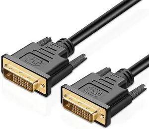 DVI cable 24+1 high-definition video cable computer video card monitor TV projector extension cable(5M)(DVI 24 ADD 1 1PCS)