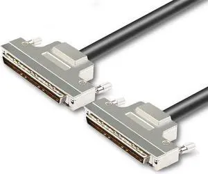 SCSI cable HPDB100P connection cable high-density 100 pin male to male screw SCSI interface device data cable(1.5M)(100p m  to  m 1pcs)