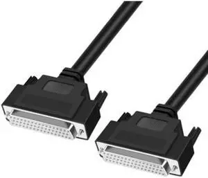 DB50 connection data cable, male to female, gold-plated head, oxygen free copper industrial control terminal board supporting ca(1.5M)(DB50 F TO F 1PCS)