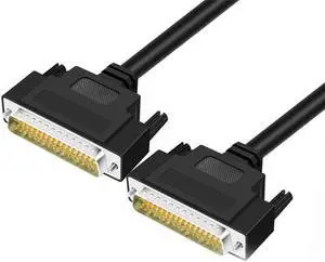 DB50 connection data cable, male to female, gold-plated head, oxygen free copper industrial control terminal board supporting ca(1.5M)(DB50 M TO M 1PCS)