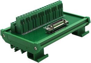 SCSI 36P relay terminal block, 36 core acquisition card adapter board, servo driver, CN type wiring board(36P CONN 1PCS)