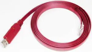 USB to console debugging cable USB to RJ45 suitable for router switch control cable(1.8M)(USB  FTDI 1PCS)
