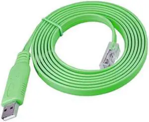 USB to console debugging cable USB to RJ45 suitable for router switch control cable(1.8M)(USB  FTDI 1PCS)