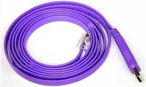 USB to console debugging cable USB to RJ45 suitable for router switch control cable(1.8M)(USB  FTDI 1PCS)