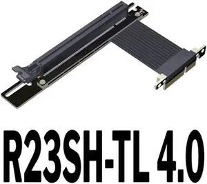 PCIe 4.0 x4 to x16 Extension Cable 4.0 PCI-e Riser Adapter Graphics Card Extender for GTX3080ti RX5700xt GPU(R23SH-TL)(15cm) PCIe 4.0 x4 to x16 Extension Cable 4.0 PCI-e Riser Adapter Graphics Card Extender for GTX3080ti RX5700xt GPU(R23SH-TL)(15cm)