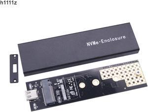 M.2 NVME Enclosure Aluminium TYPEC3.1 Mobile HDD Box Optibay HDD Case TYPE C3.1 RTL9210 M. 2 USB3.1 M.2 PCIE SSD U.2 PCI-E TYPEC