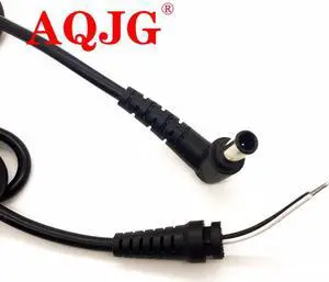 1.2m DC 6.0 x 4.4 6.0*4.4mm Power Supply Plug Connector With Cord / Cable For Sony Laptop Adapter  6.5*4.4