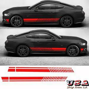 Racing Side Rocker Stripes Decal Sticker for Dodge Challenger RT SRT 2008-2019