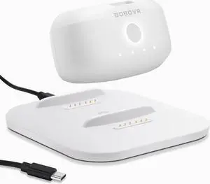 BOBOVR Twin Charger Station/Dock for B2 Battery Pack,Ultra-Thin Design, Magnetically Supply Power to 2 B2 Battery Packs at The Same Time