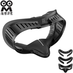 AMVR Facial Interface Face Pad Cover Compatible with Meta/Oculus Quest 3S Accessories, Comfort PU and Ice Silk Cotton Cushion,Not Fit Q3 (Full Ventilation FC5) AMVR Facial Interface Face Pad Cover Compatible with Meta/Oculus Quest 3S Accessories, Comfort PU and Ice Silk Cotton Cushion,Not Fit Q3 (Full Ventilation FC5)
