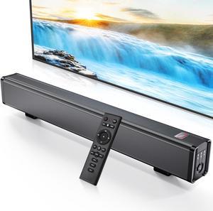 JYX Soundar for TV, Wired & Wireless Bluetooth Soundbar TV Speakers, 3D Surround Sound System for TV with Subwoofer, Wall Mountable