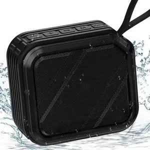 JYX Portable Bluetooth Speaker, 12H Playtime, Bluetooth 5.3, 360° Loud Stereo Sound, TWS/AUX/TF/USB Support, Waterproof - Perfect for Indoors & Outdoors, Great Gift for Kids and Adults, L2-Black