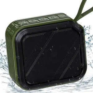 JYX Portable Bluetooth Speaker, 12H Playtime, Bluetooth 5.3, 360° Loud Stereo Sound, TWS/AUX/TF/USB Support, Waterproof - Perfect for Indoors & Outdoors, Great Gift for Friends, L2-Green
