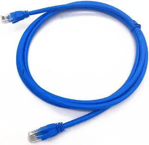 CAT6 Patch Cable Cord 10GB Ethernet Internet Network Cable LAN RJ45 UTP for PC Computer PS4 Xbox One Modem Router RJ45 Computer Networking Cord Blue 13 Feet Blue(1-Pack) 7.87 ft.