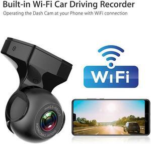 Dash CamWiFi Ultra HD 1080P Car Dash Cam Front, Dash Camera for Cars Dashboard Camera Recorder with Night Vision, WDR, Loop Recording, 170° Wide Angle, G-Sensor, 24H Parking Monitor