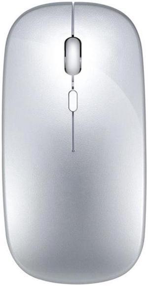 Bluetooth Mouse,Rechargeable Wireless Mouse for MacBook Pro/MacBook Air,Bluetooth Wireless Mouse for Laptop/PC/Mac/iPad pro/Computer Silver