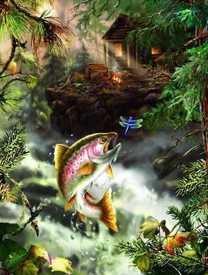 Mountain Hideaway 500 pc Jigsaw Puzzle