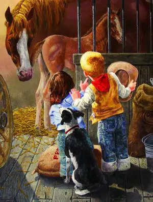 New Arrival Horse 500 pc Jigsaw Puzzle by SunsOut