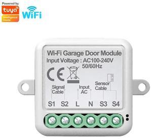 Tuya WiFi Gate Opener Intelligent Garage Door Opener Controller Mobilephone Remotely APP Control Compatible with Alexa Google Home for Voice Control