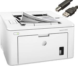 HP Laserjet Pro M203dw Wireless Laser Printer, Auto 2-Sided Printing, LED Control Panel, Auto-On/Auto-Off Technology, Compatible with Alexa, JAWFOAL Printer Cable