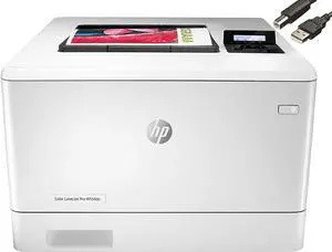 HP Color Laserjet Pro M454dn Laser Printer, Automatic 2-Sided Printing, Auto-On/Auto-Off Technology, 2-line LCD Display, 28 ppm, 250-Sheet, 256 MB, Bundle with JAWFOAL Printer Cable HP Color Laserjet Pro M454dn Laser Printer, Automatic 2-Sided Printing, Auto-On/Auto-Off Technology, 2-line LCD Display, 28 ppm, 250-Sheet, 256 MB, Bundle with JAWFOAL Printer Cable