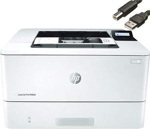HP Laserjet Pro M404n Monochrome Printer with Built-in Ethernet, Auto-On/Auto-Off Technology, 40 ppm, 250-Sheet, 4800 x 600 dpi, Control Panel with a 2-line LCD, Bundle with JAWFOAL Printer Cable HP Laserjet Pro M404n Monochrome Printer with Built-in Ethernet, Auto-On/Auto-Off Technology, 40 ppm, 250-Sheet, 4800 x 600 dpi, Control Panel with a 2-line LCD, Bundle with JAWFOAL Printer Cable