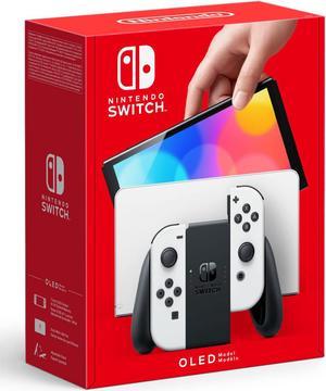 Nintendo Switch Console  OLED Model with White JoyCon Cefesfy