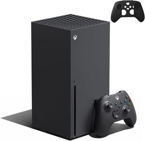 Newest Xbox Series X Video Gaming Console, 1TB NVMe SSD, with One Wireless Controller, 16GB RAM, 8 Cores Zen 2 CPU, RDNA 2 GPU, Bundle with Cefesfy Black Controller Silicone Cover