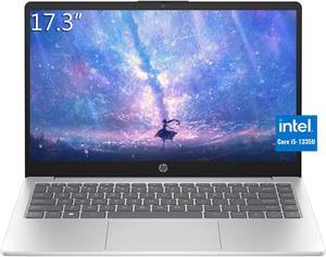HP 17 Laptop, 17.3" FHD IPS Display, Intel Core i5-1335U(Beat i7-1255U) Processor, 12GB RAM, 512GB SSD, Intel Iris Xe Graphics, Wi-Fi 6, Backlit Keyboard, Numeric Keypad, Bluetooth, Windows 11 Home