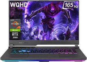 ASUS ROG Strix G15 Gaming Laptop 156 WQHD IPS 165Hz Display NVIDIA GeForce RTX 3060 AMD Ryzen 7 6800H 16GB DDR5 RAM 1TB SSD WiFi Windows 11 Home Bundle With Cefesfy Gaming Mouse