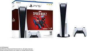 PlayStation 5 Disc Spider-Man 2 Limited Edition Bundle: SpiderMan 2  Console, Controller and Game, with Mytrix Controller Charger - Black/Red,  PS5 825GB Gaming Console 