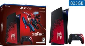 PlayStation_PS5 Video Game Console (Disc Edition) - Marvels Spider-Man 2 Limited Edition Bundle - 825GB PCIe Gen 4 NVNe SSD Gaming Console