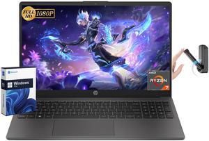HP 255 G10 15.6" FHD Business Laptop, AMD Ryzen 7 7730U, 16GB RAM, 512GB SSD, Numeric Keypad, Wi-Fi 6, HD Webcam, Bluetooth, Webcam, Window 11 Pro