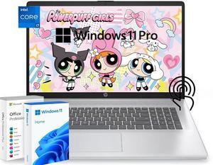 HP 17 inch Touchscreen Laptop, Intel Core 7 150U, 64 GB RAM, 2 TB SSD, 17.3 inch Touchscreen HD+, Long Battery Life, Fast Charge, WiFi 6, Bluetooth 5.3, Win 11 Pro, Microsoft Office Pro Lifetime