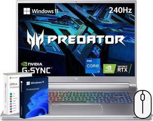 Acer Predator Triton 300 SE Gaming/Creator Laptop, Intel i7-12700H, GeForce RTX 3060, 16" WQXGA 240Hz, 16GB DDR5, 512GB SSD, Wi-Fi 6E, Windows 11 Pro, Office Lifetime License