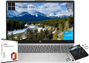 HP 15.6" HD Touchscreen Business Laptop, Intel i3-1215U, 16GB DDR4, 1TB SSD, Intel UHD Graphics, Numeric Keypad, Silver, Windows 11 Pro