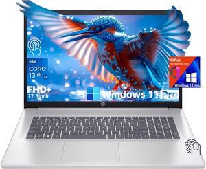 HP Business Laptop, 17.3" HD+ Touchscreen, Intel i7-1355U, 64GB RAM, 2TB SSD, Intel Iris Xe Graphics, Wi-Fi 6, Windows 11 Pro
