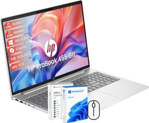 HP Probook 465 G11 Laptop 16" FHD WUXGA IPS Notebook, AMD Ryzen 7 7735U, 32GB RAM, 1TB SSD, AMD Radeon Graphics, Copilot AI, Wi-Fi, Windows 11 Pro