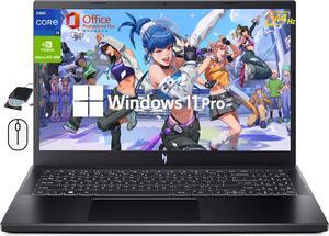 acer Nitro V 15 Gaming Laptop - Office Lifetime License, 15.6" FHD IPS 144Hz Display, Intel 14-core i9-13900H, NVIDIA GeForce RTX 4060, Wi-Fi 6, Backlit KB, Windows 11 Pro, 32GB DDR5 RAM, 1TB SSD