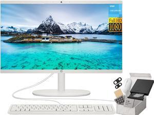 HP All in One Desktop Computer PC, 21.5" FHD Display, Intel Celeron J4025, Intel UHD Graphics, 4GB RAM, 128GB SSD, True Vision Camera, Wi-Fi 6, Windows 11 S