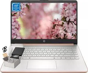 HP 14" Ultral Light Laptop, 4GB RAM, 128GB eMMC, Intel Quad-Core N4120, Anti-Glare HD Display, Webcam, Windows 11 Home in S Mode