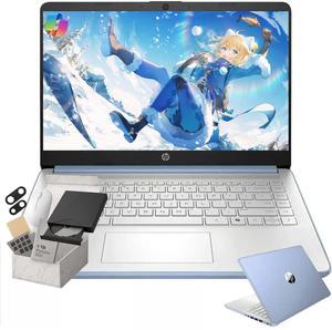 HP Student Business Laptop, Intel Processor N150 CPU, 14 Inch LED Portable Laptop, 4GB RAM, 128GB UFS, Wi-Fi 6, Copilot AI, Windows 11 H, Sky Blue