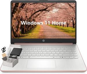 HP Student Business Laptop, Intel Processor N150 CPU, 14 Inch LED Portable Laptop, 4GB RAM, 128GB UFS, Wi-Fi 6, Copilot AI, Windows 11 H, Rose Gold