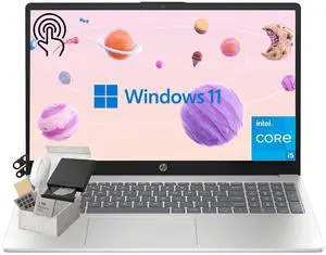 HP 15.6" Touchscreen Laptop, Intel Core i5-1235U, 8GB RAM 512GB SSD, Intel Iris Xe Graphics, Wi-Fi 6E, Bluetooth 5.3, Windows 11 Home