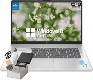 HP 17.3" Essential Business Laptop, HD+ 250nits Display, Intel Core i5-1334U, Webcam, Windows 11 Pro, 16GB RAM, 1TB SSD, Silver