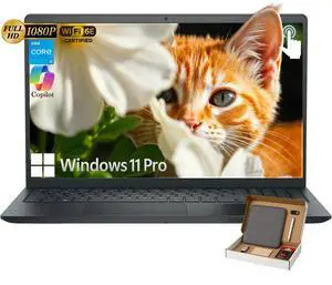 Dell Inspiron 15 Touchscreen Laptop, Intel i5-1334U (Up to 4.6GHz), 15.6" FHD Display, 64GB RAM, 2TB SSD, Windows 11 Pro, Copilot
