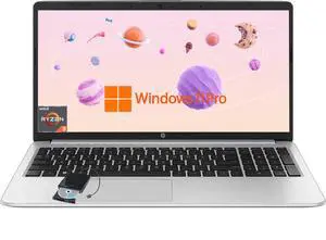 HP 255-G10 15.6" Full HD Business Laptop Computer, Ryzen 3 7330U, 32GB RAM, 2TB SSD, Wi-Fi 6, Windows 11 Pro